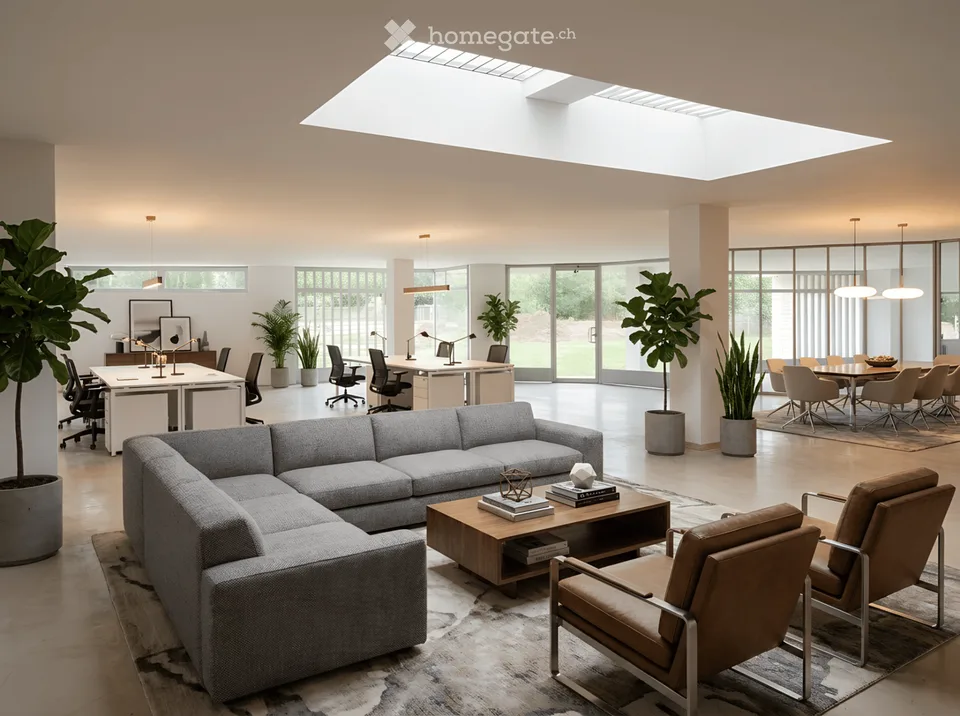 Spazio ufficio/industriale/vendita in affitto al piano terra, Quartierzentrum Grünau, ZH-Altstetten