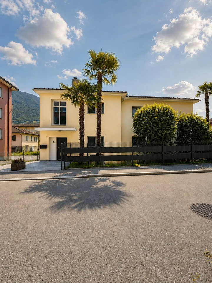 Exklusives Einfamilienhaus an privilegierter Lage in Bellinzona
