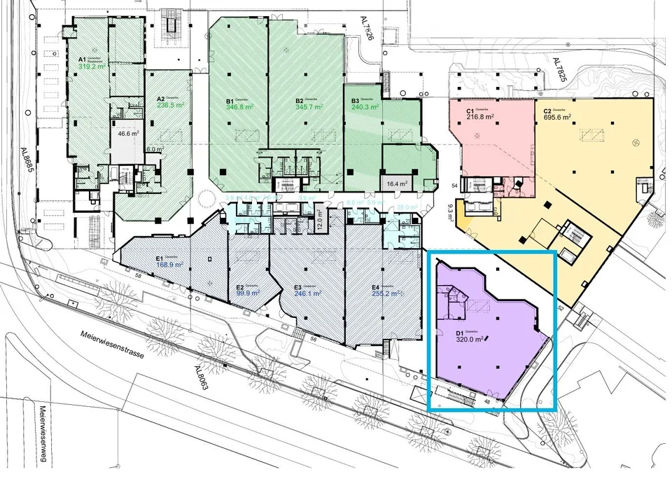 Commercial/Workshop Space for Rent on the Ground Floor, Quartierzentrum Grünau, ZH-Altstetten