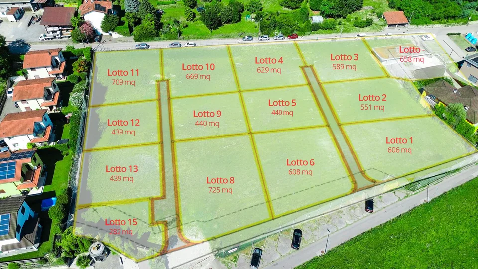 Lotti di terreno edificabili a Morbio Inferiore
