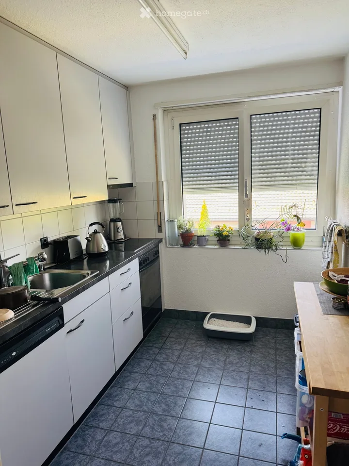 Charming 2.5-room apartment in Bonstetten with balcony and beautiful views