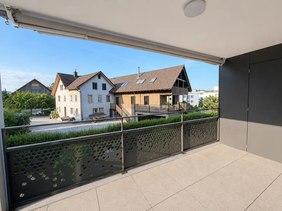 Modernes Wohnen im Zentrum  wunderschöne 3.5-Zimmer-Neubauwohnung mit Balkon