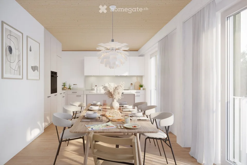 Erstbezug! Helle moderne 5.5 Zimmer Wohnung mit praktischer Loggia
