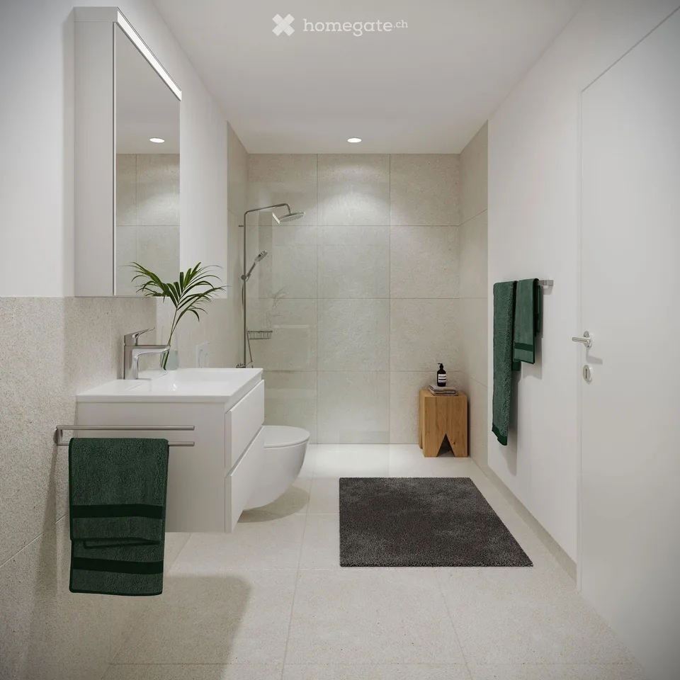 First-time occupancy! Bright modern 5.5-room apartment with practical loggia