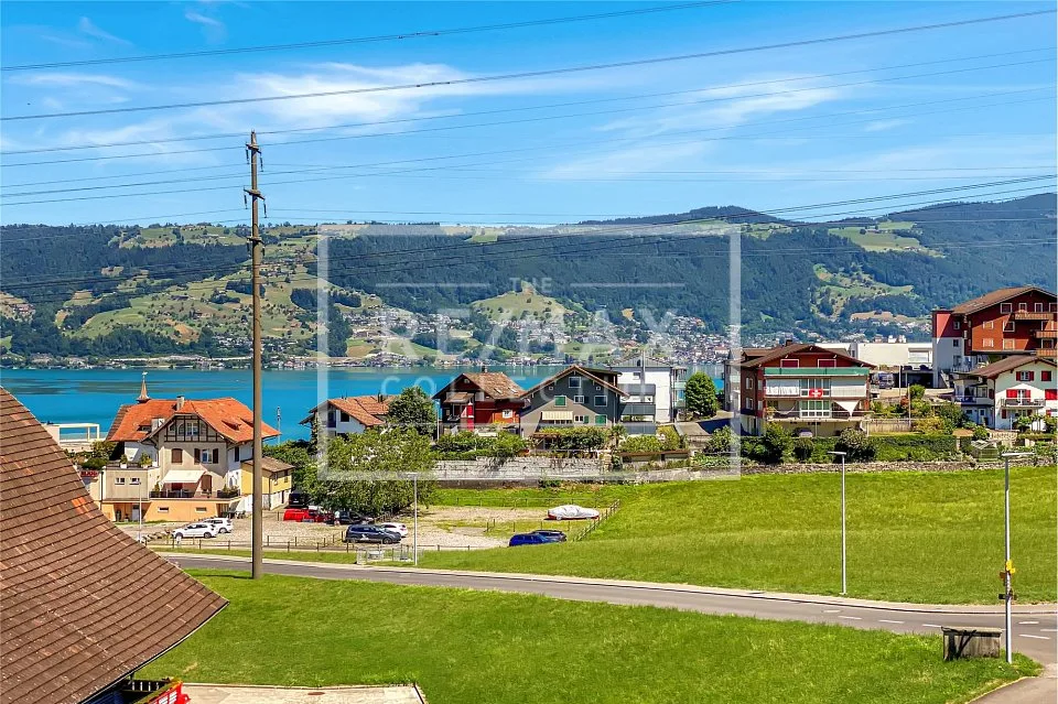 Casa unifamiliare moderna e di alta qualità con una vista da sogno sul lago di Zug