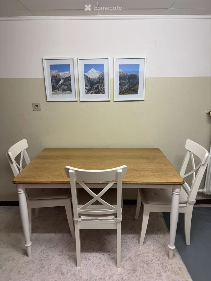 Appartement meublé de 3,5 pièces avec 2 pièces annexes