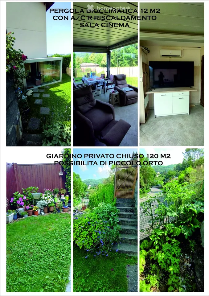 Exklusives 3½-Zimmer-Apartment, Garten, Pergola