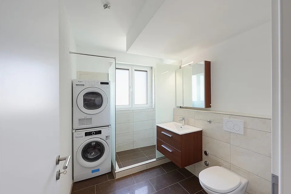 Moderne Wohnung mit eigenem Waschturm