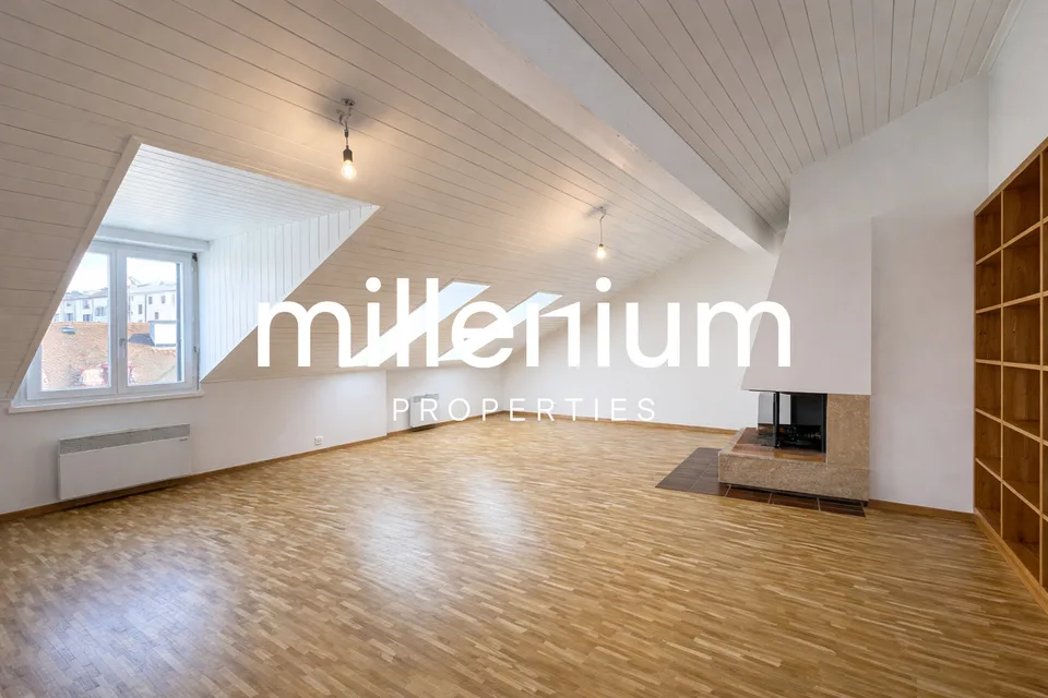 Exceptional Renovated 6-Room Duplex Penthouse in the Heart of Carouge