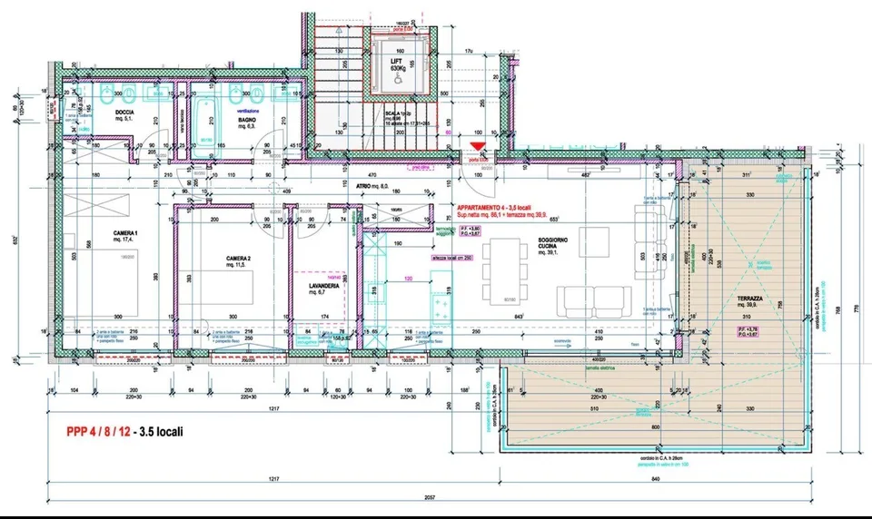 3733 IN COSTRUZIONE - ULTIMO APPARTAMENTO - 3.5 LOCALI A POCHI PASSI DAL CENTRO STORICO