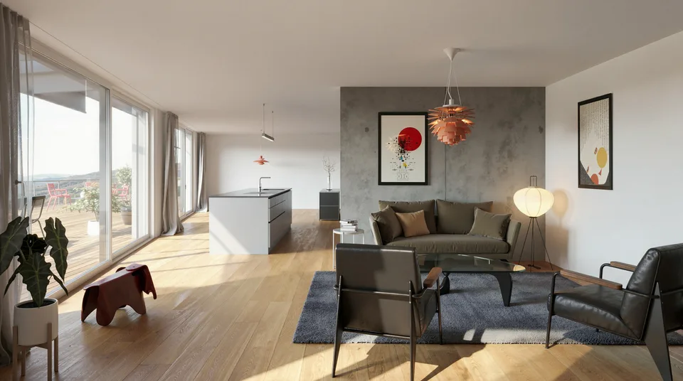 EINZIGARTIGE ATTIKAWOHNUNG MIT BESTECHENDEM PANORAMABLICK