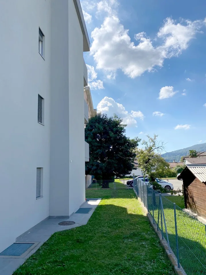 Appartement 3,5 pièces avec jardin et places de parking - résidence secondaire