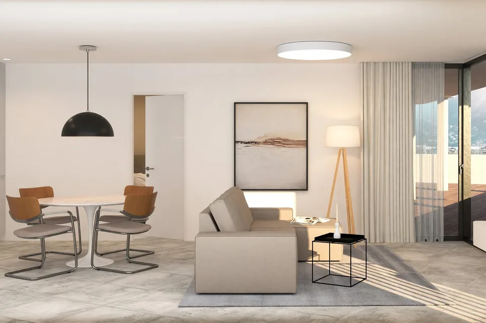 Nouveau et lumineux 3,5 pièces avec grande terrasse et vue ouverte