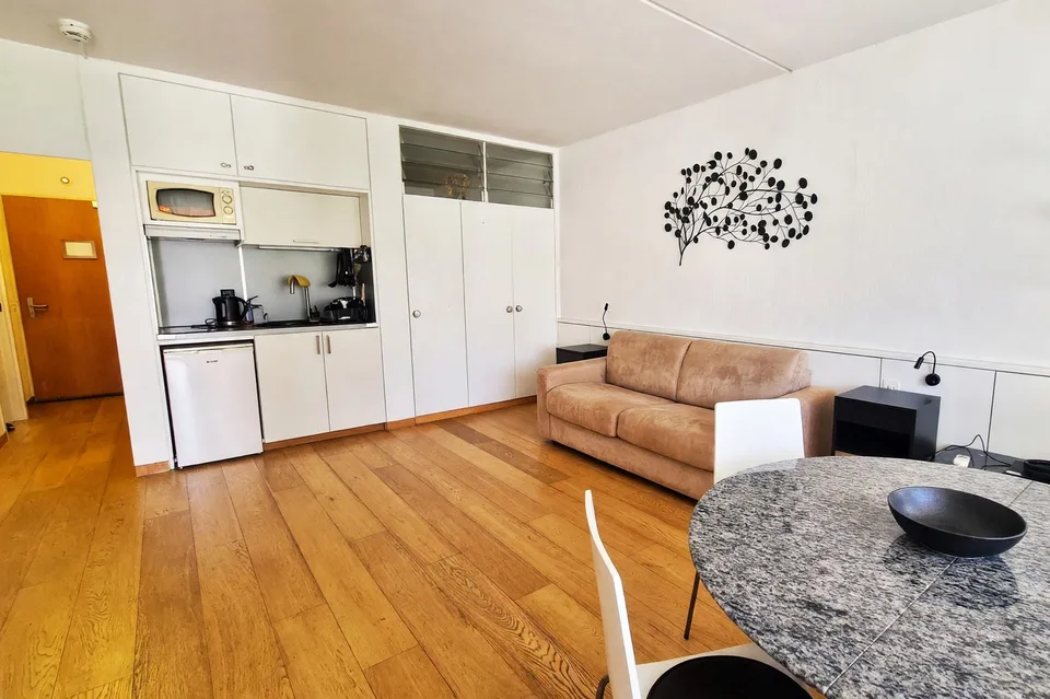 Bellissimo 2,5 locali con terrazza vista lago in residence di vacanza