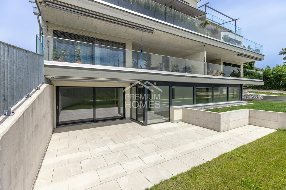 Résidence de jardin exclusive dans le style penthouse - un concept de vie extra