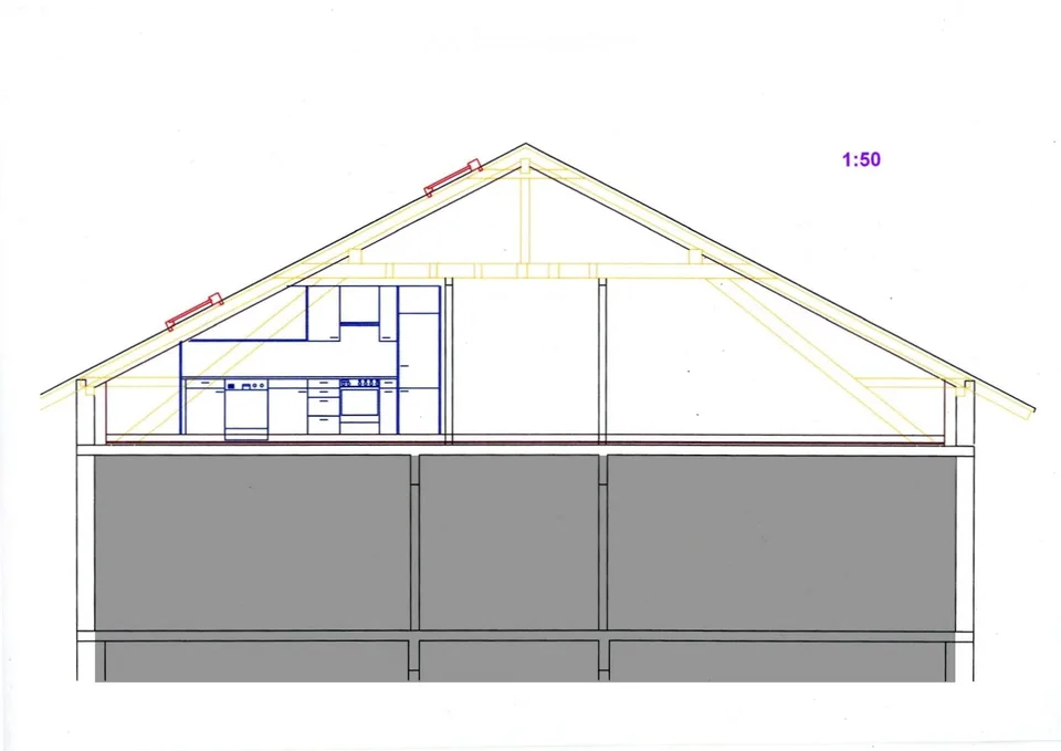 Appartement en mansarde