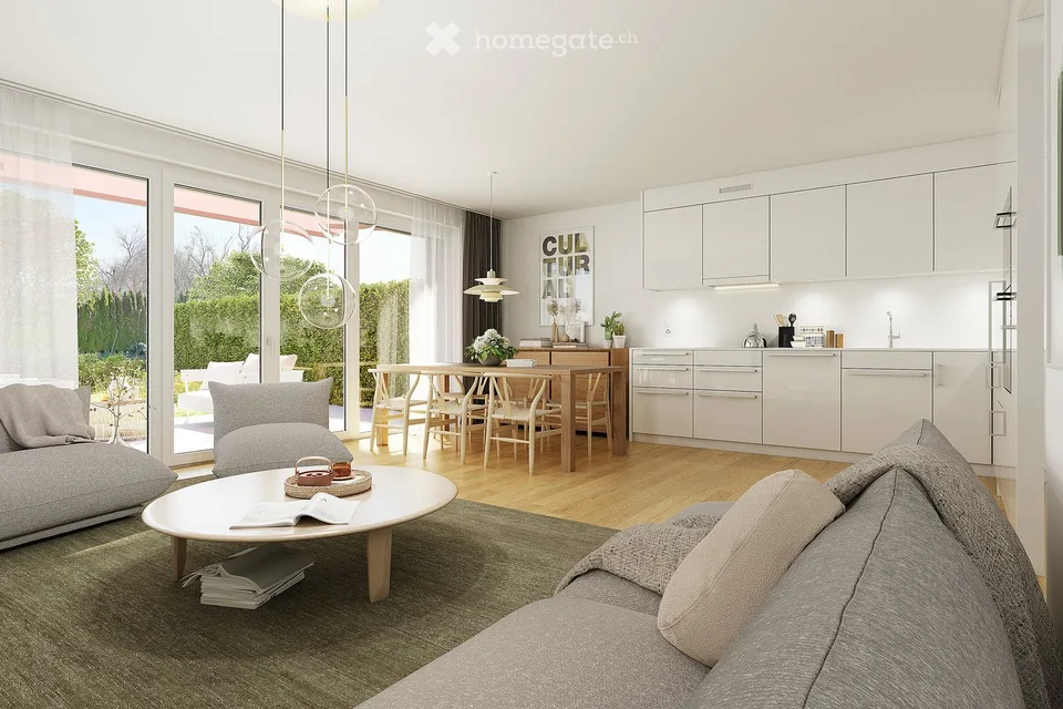 Neubau Einfamilienhaus mit Garten