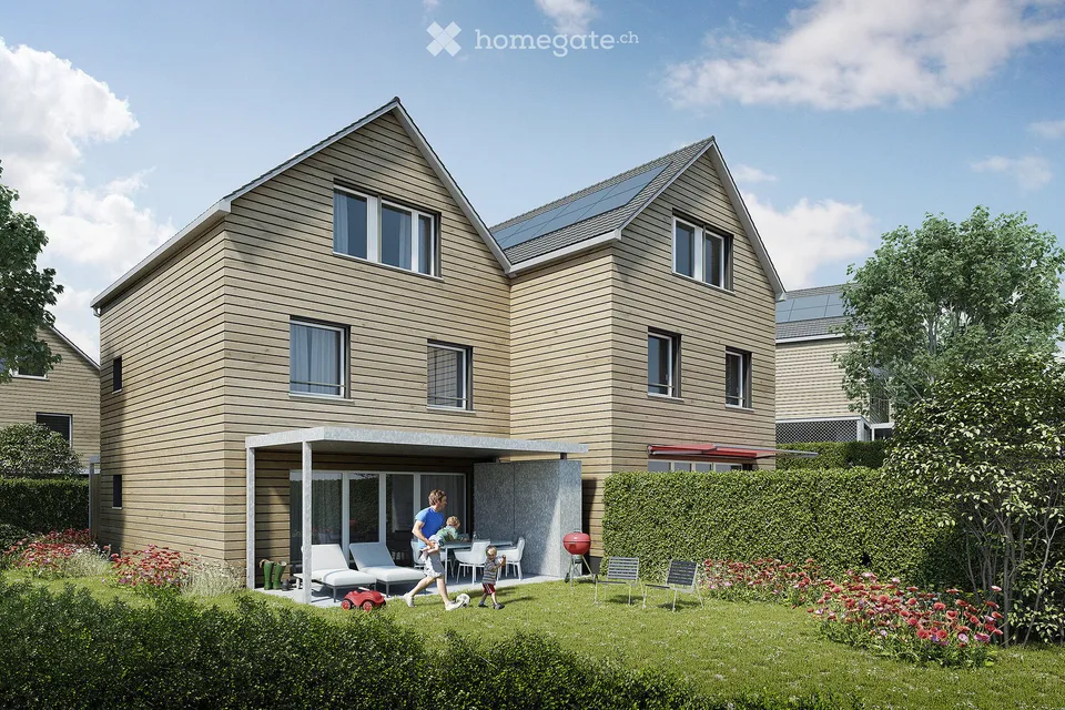 Maison unifamiliale neuve avec jardin