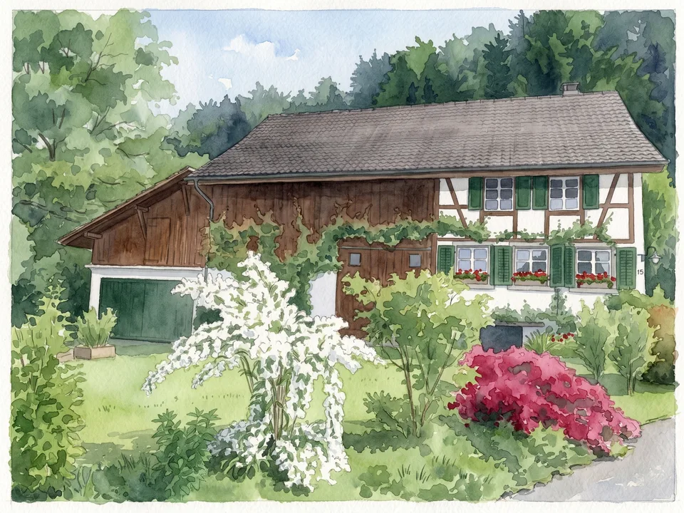 Detached, thoroughly renovated (2026) farmhouse with lake view