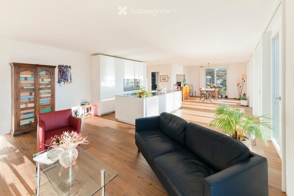 Appartement lumineux 5.5 pièces avec parc et vue sur le lac (limité à 6 mois)