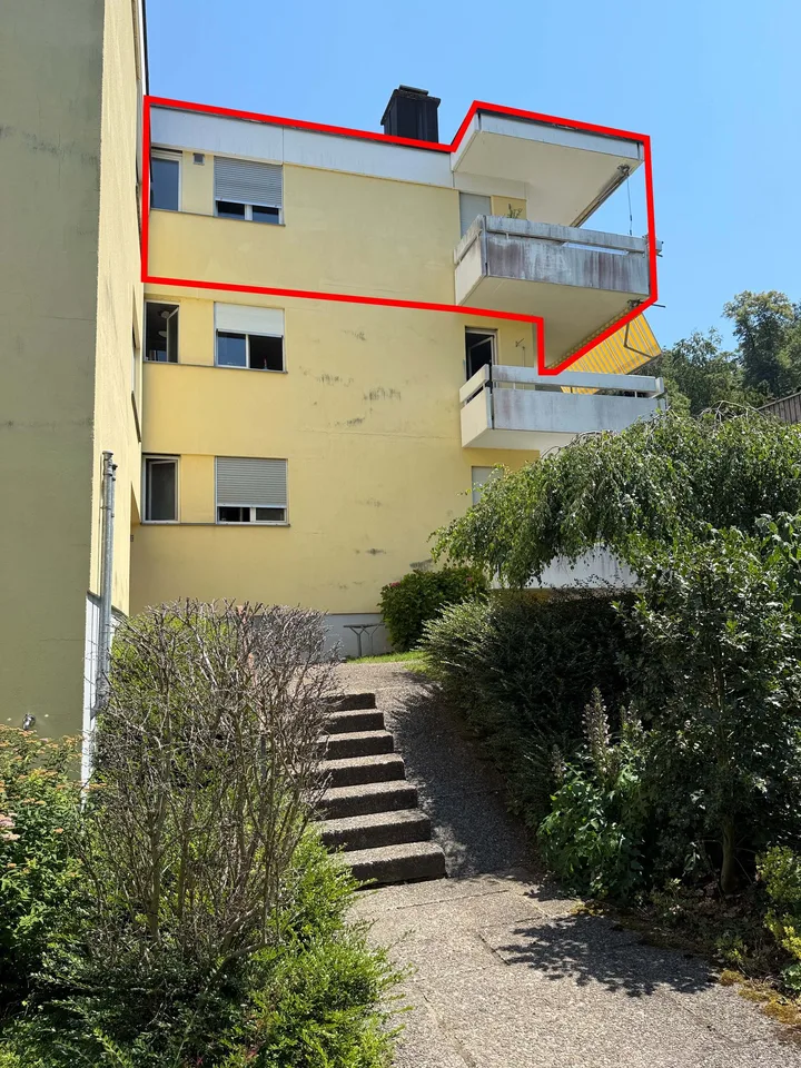 Helle Wohnung mit Cheminée