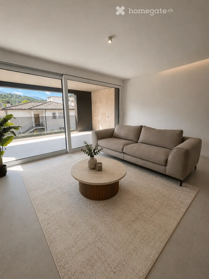 Zweitwohnsitz 3.5-Zimmer-Terrassenwohnung in Losone – Neubau 2026