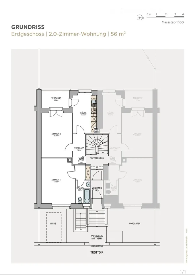 Gemütliche 2-Zimmer-Wohnung mit Balkon am Sankt Galler-Ring, Basel