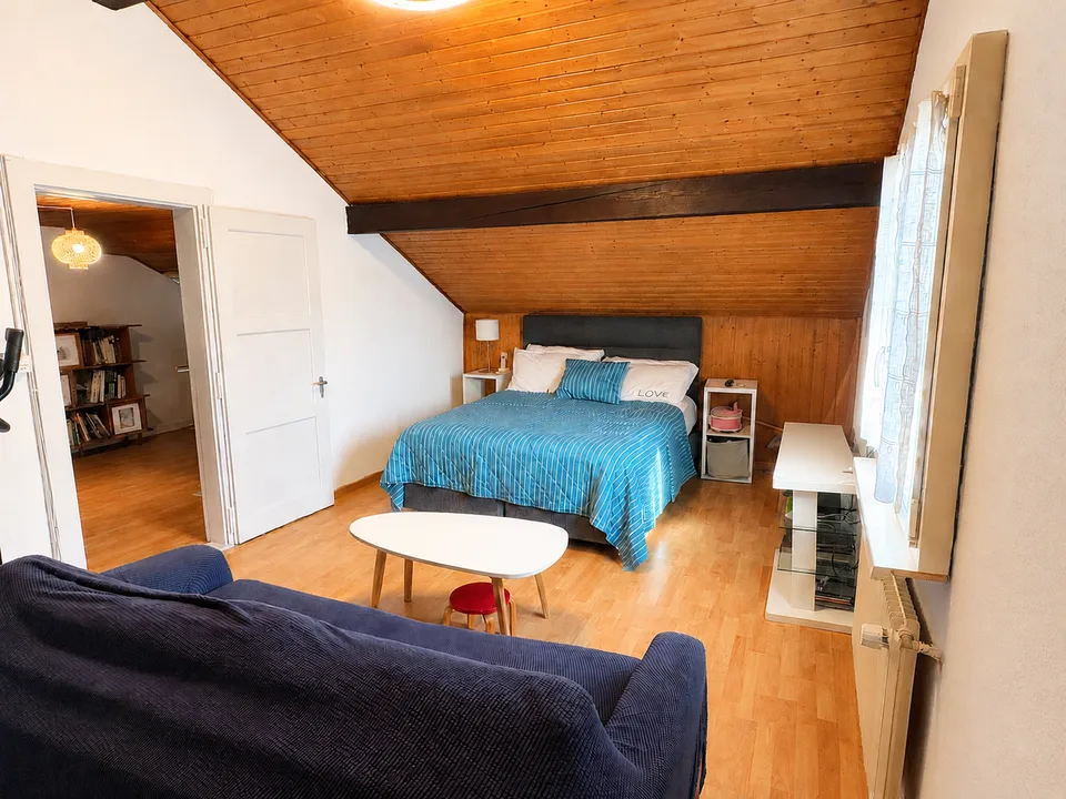 Charmantes Haus mit Außenbereich im Herzen von Aproz
