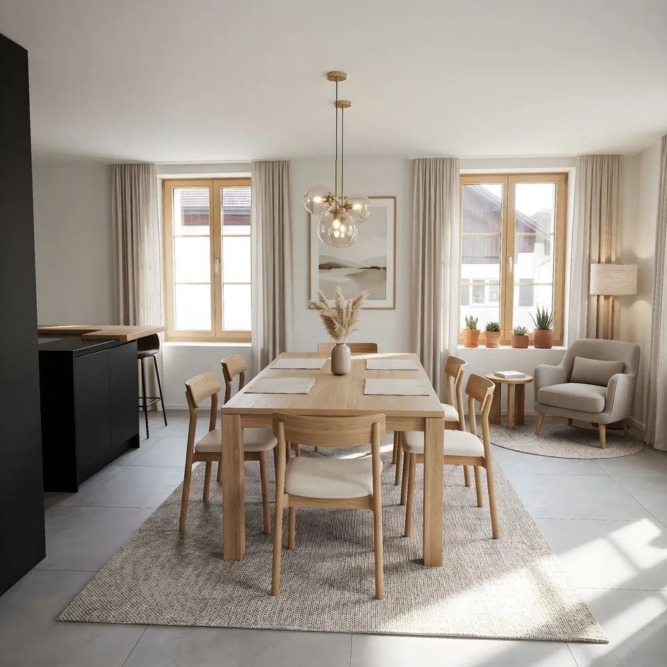 Charmante 3.5-Zimmer-Wohnung mit Garten in Hofstetten-Flüh