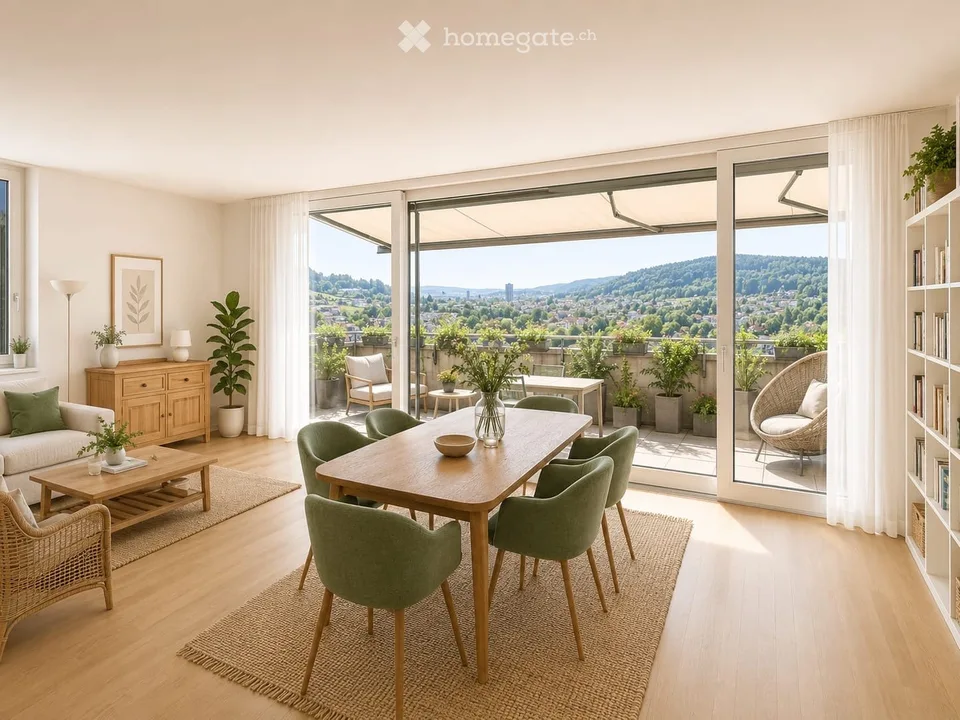 Moderne 2.5-Zimmer-Terrassenwohnung im Neubau – Fuchshalde 10, Winterthur