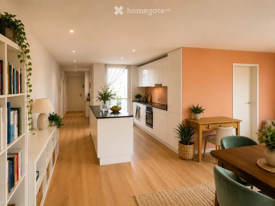 Appartamento di terrazza moderno di 2,5 locali nel quartiere nuovo – Fuchshalde 10, Winterthur