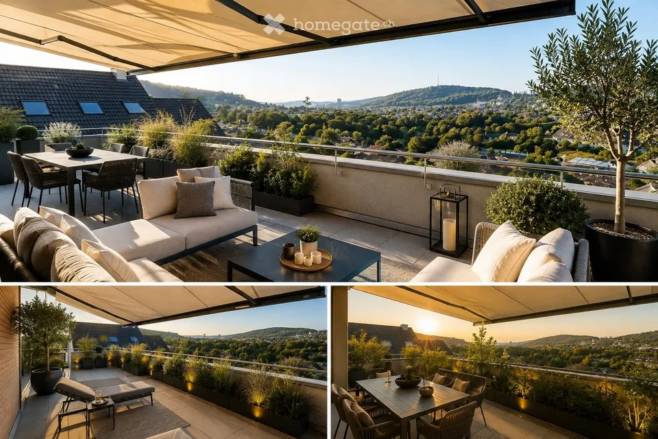 Appartamento di terrazza moderno di 2,5 locali nel quartiere nuovo – Fuchshalde 10, Winterthur