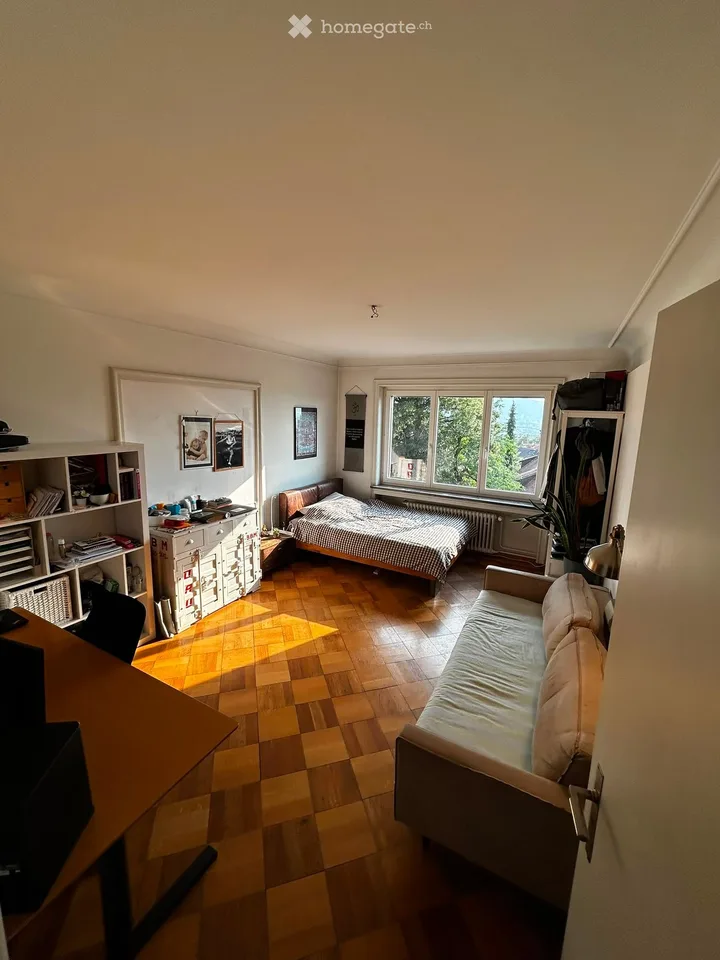 Schönes und grosses Zimmer in WG befristet zu vermieten – Rigiblick, Kreis 6 Zürich