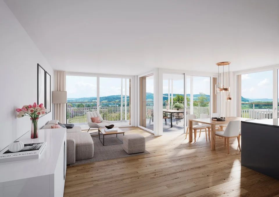 topmoderne Eigentumswohnung in der neuen Überbauung am-wiberg.ch