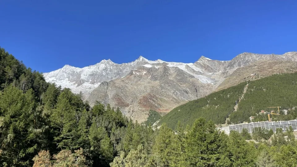 Maison valaisanne rustique dans le hameau de Bodmen à Saas-Fee.