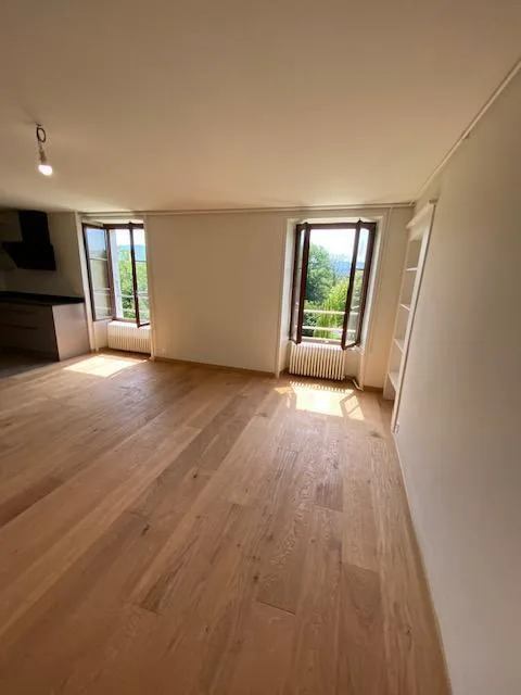 Sehr schönes modernes Attikapartment mit 5 Zimmern und Garten in Avusy