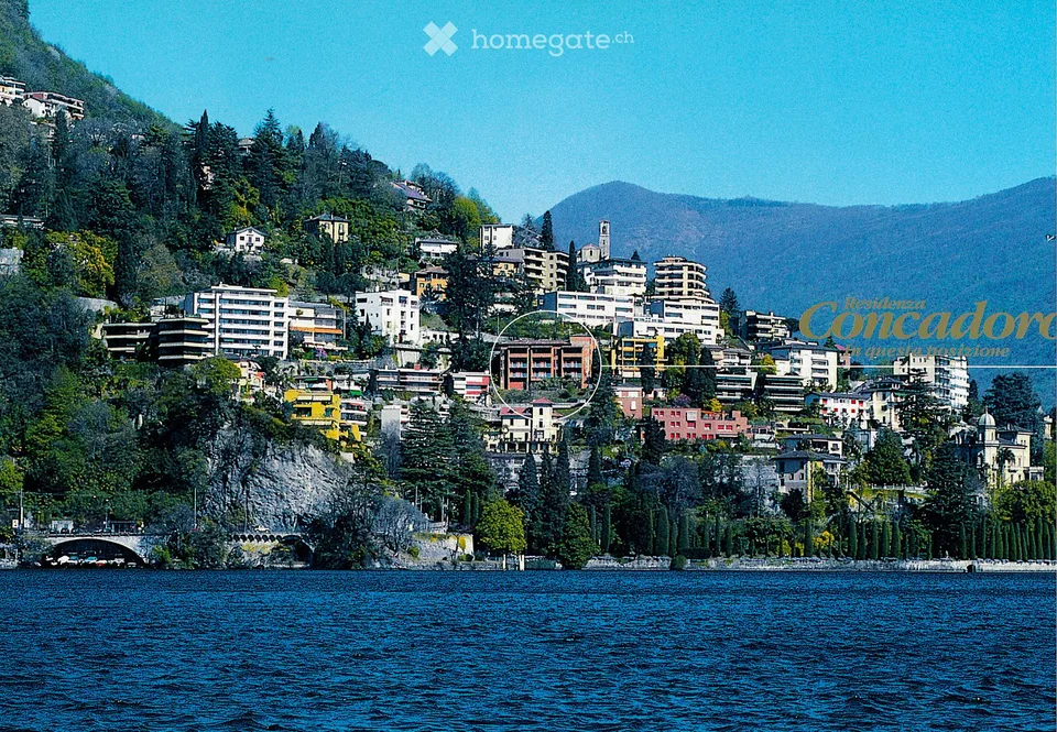3.5 locali arredato a Castagnola con panorama famoso