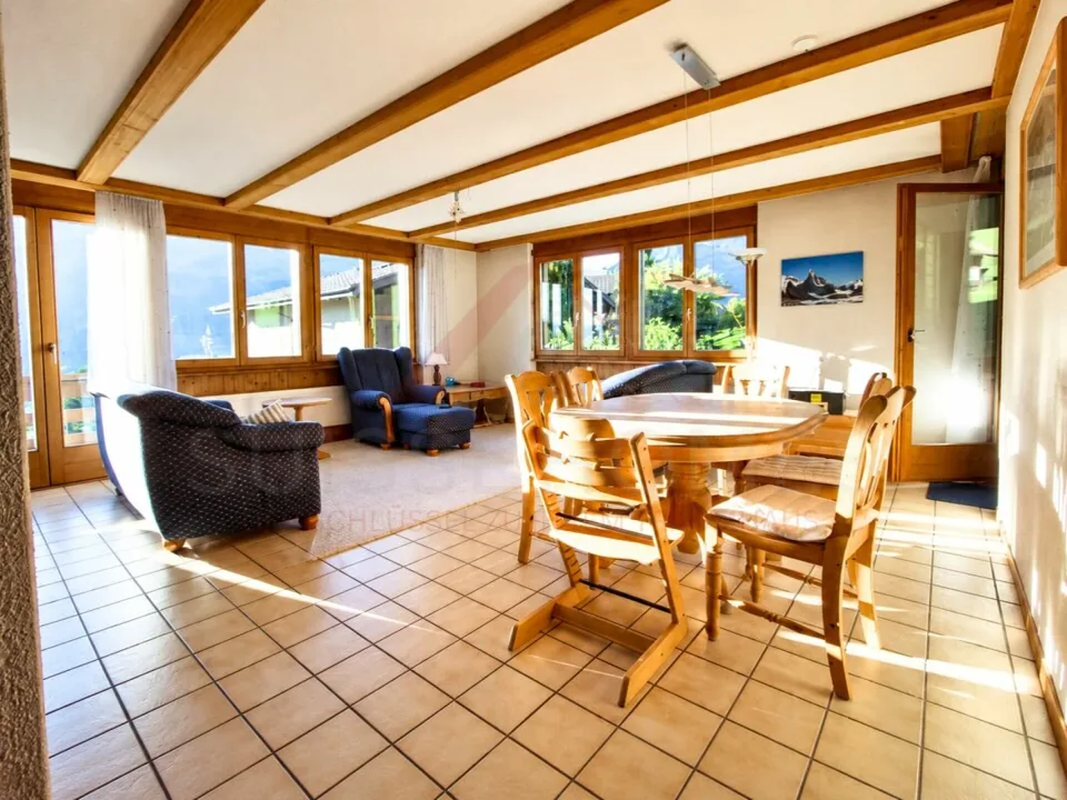4.5-room apartment in Frutigen - well-kept home with impressive mountain panorama