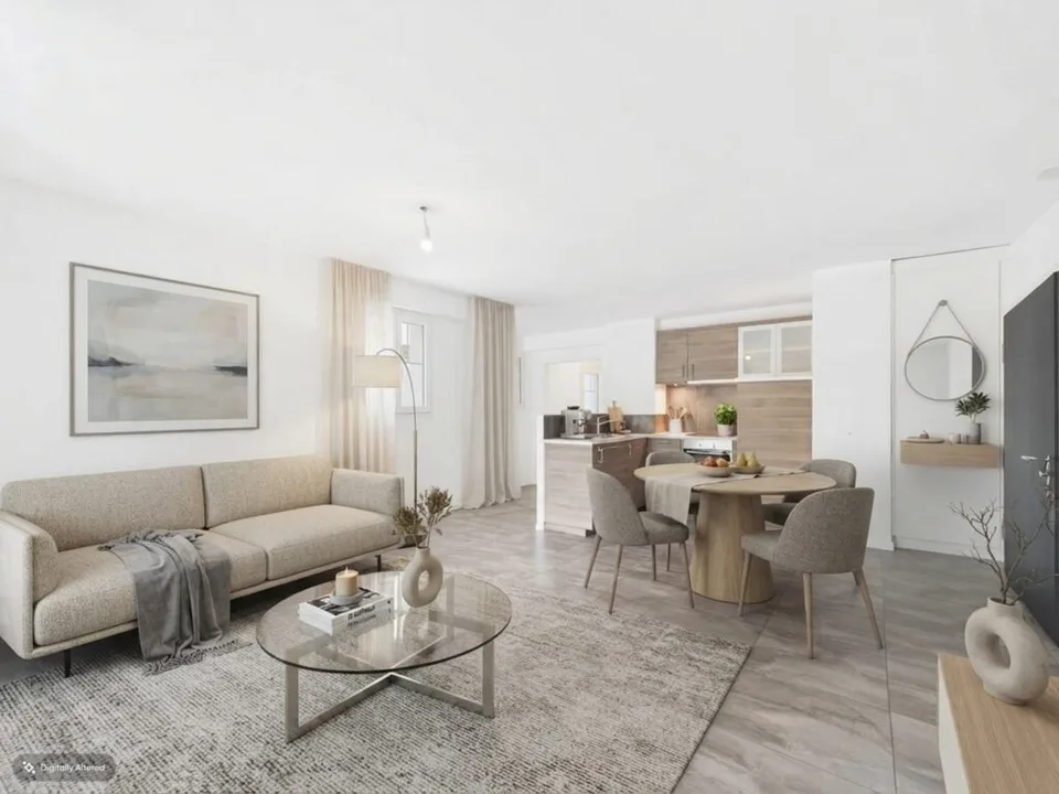 Appartement de 2.5 pièces au RDC avec jardin à Villeneuve