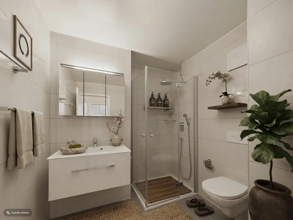 Appartement de 2.5 pièces au RDC avec jardin à Villeneuve