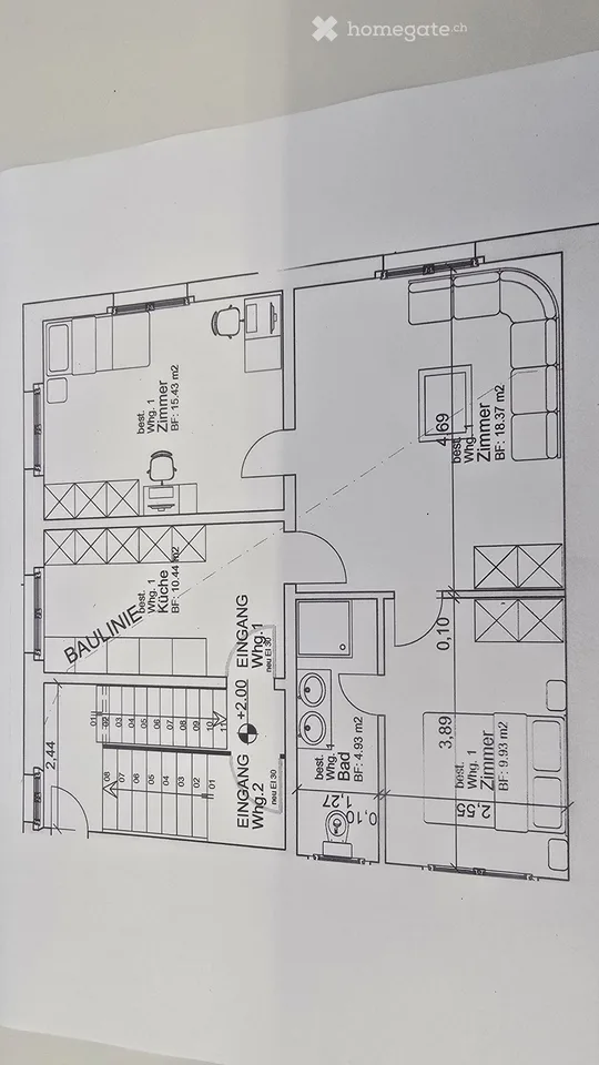 Gemütliche 3-Zimmer-Wohnung in Bellach zu vermieten