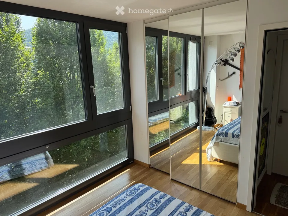 Chambre meublée à louer à Bioggio