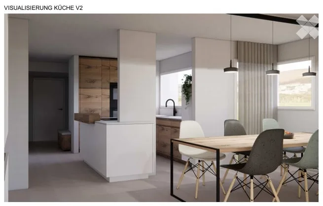 Appartement en duplex charmant de 4,5 pièces à Wilen b. Wollerau – avec vue et balcon