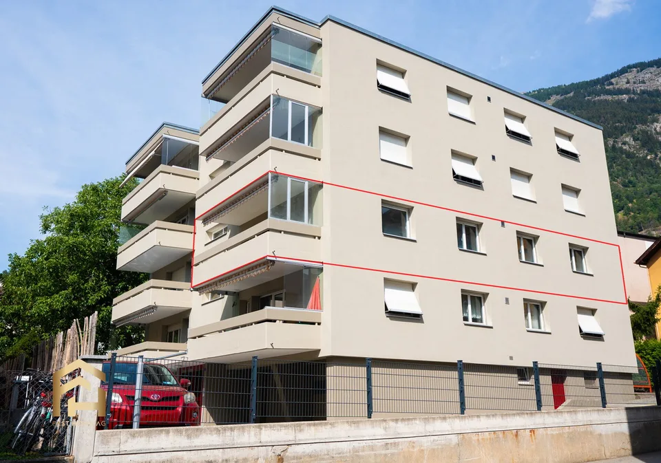 Interessante 4.5 Zimmerwohnung in bester Lage in Naters – Foto 11 von 12