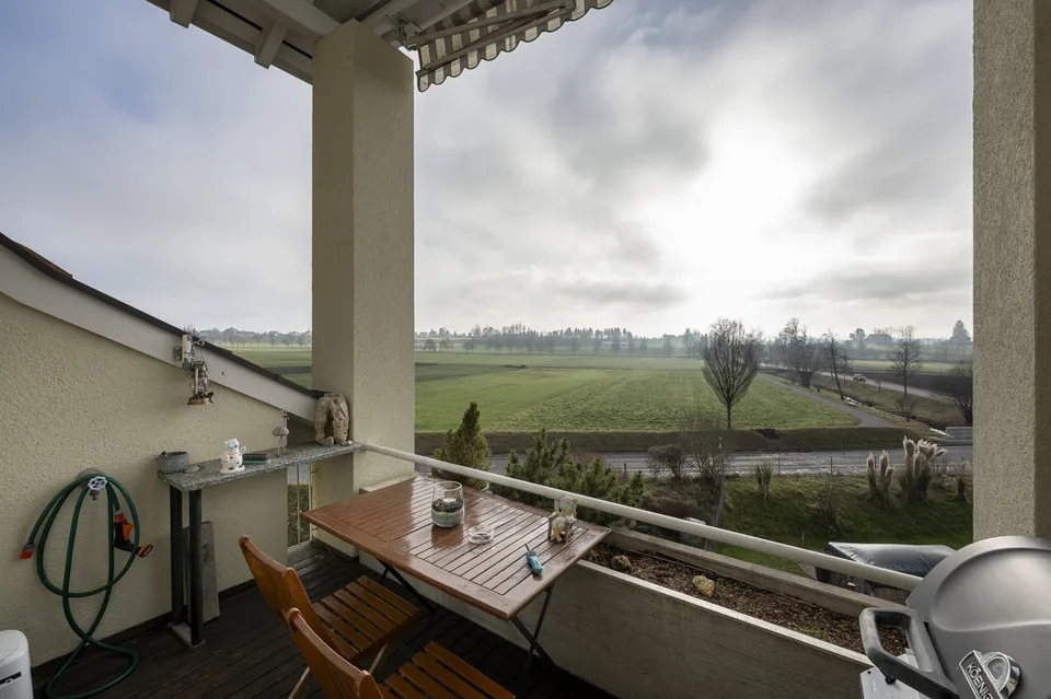 Habitation spacieuse : appartement maisonnette avec vue sur le vert