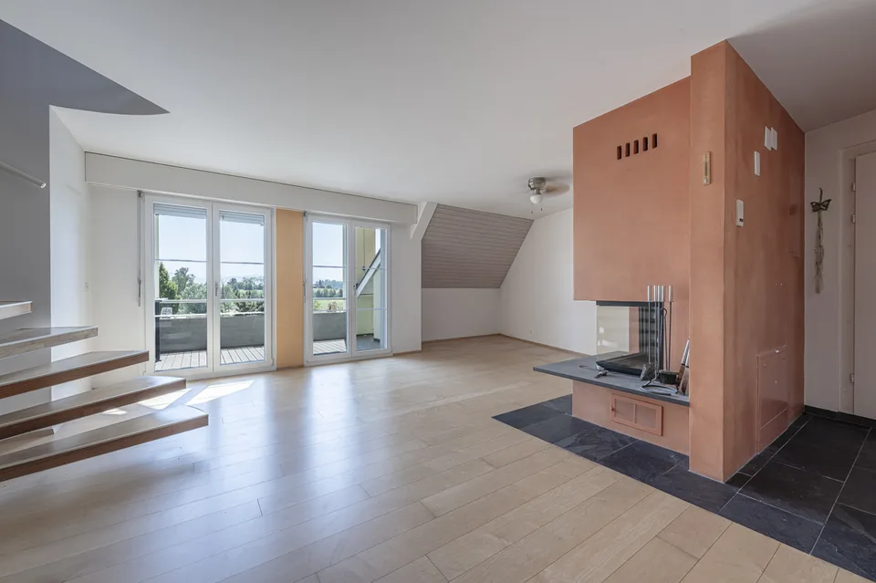 grosszügig Wohnen: Maisonettewohnung mit Blick ins Grüne