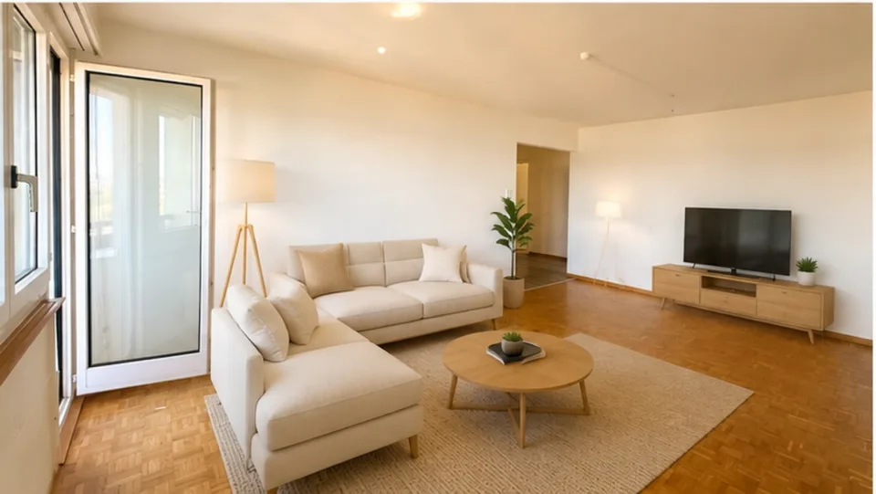 Dreizimmerwohnung im 3. Stock