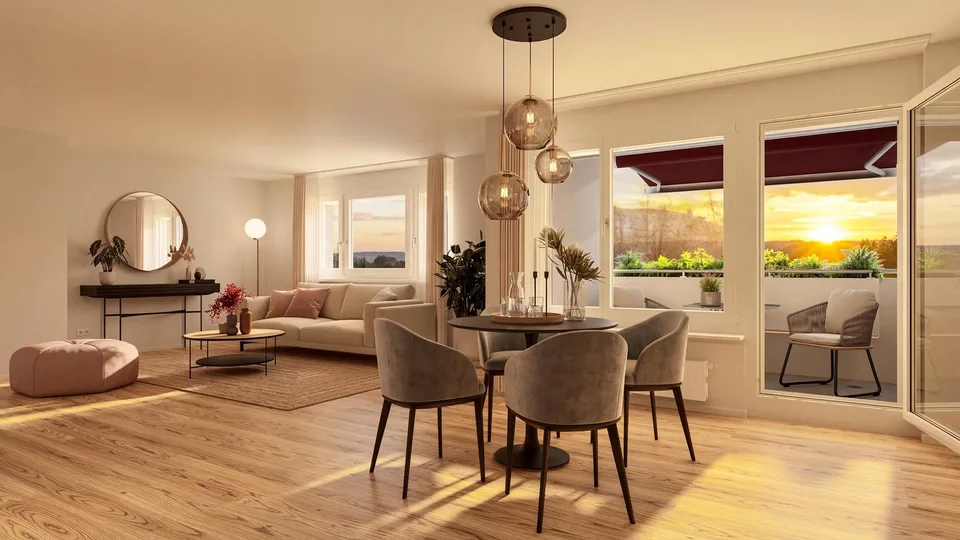 3.5 Zimmerwohnung in Oberwil - Urban wohnen, natürlich leben
