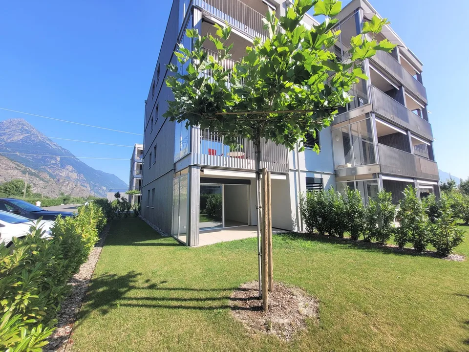 À louer ! Un magnifique appartement de 3 pièces 1/2, avec pelouse, à Martigny !