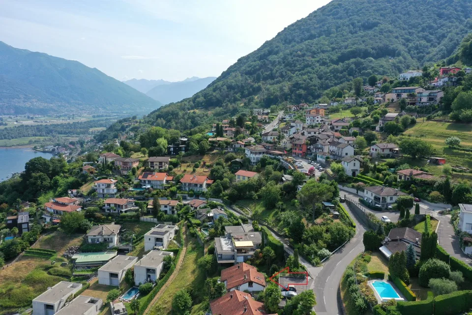 Demi-maison mit une vue splendide sur le lac Majeur